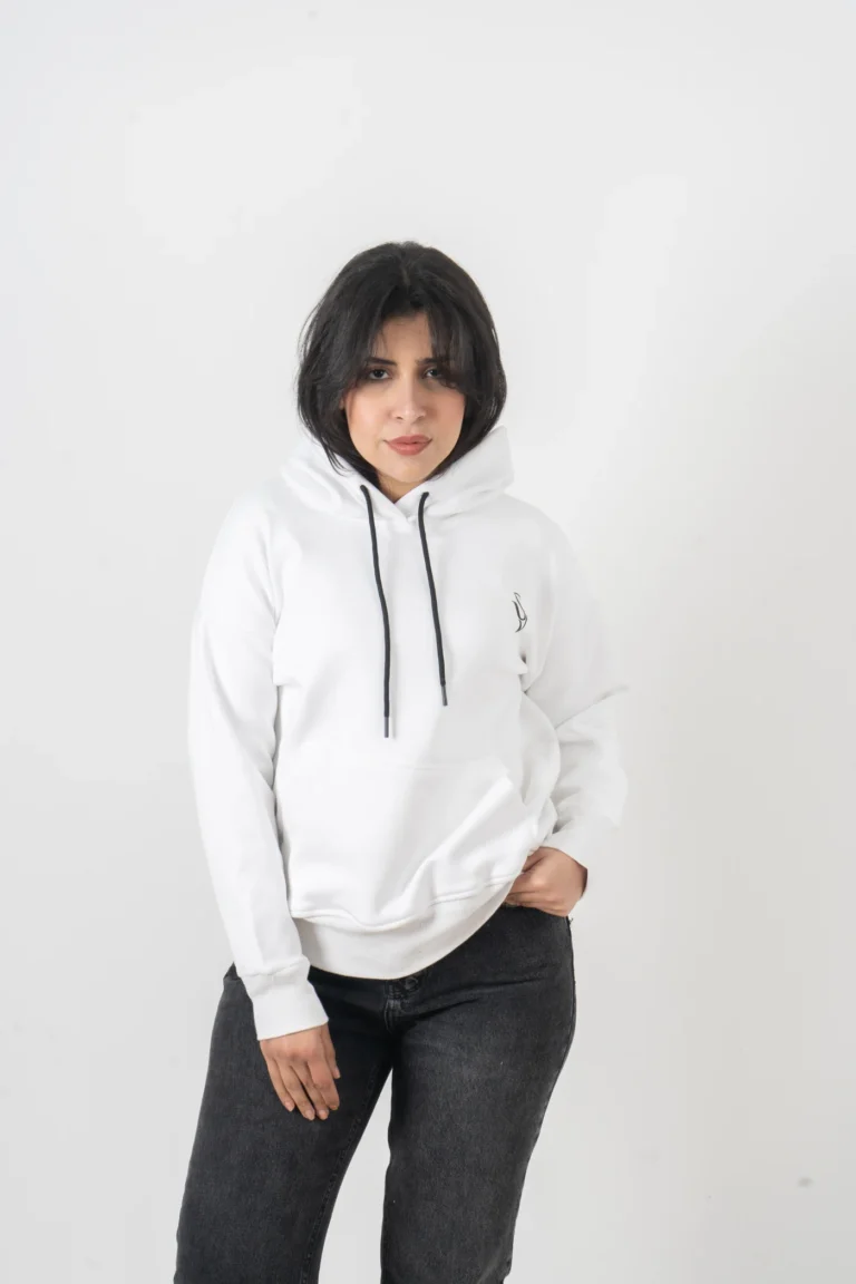 White Hoodie: Frost Flex - Image 4