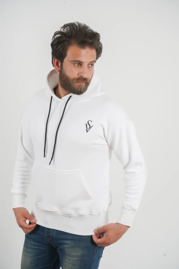 White Hoodie: Frost Flex